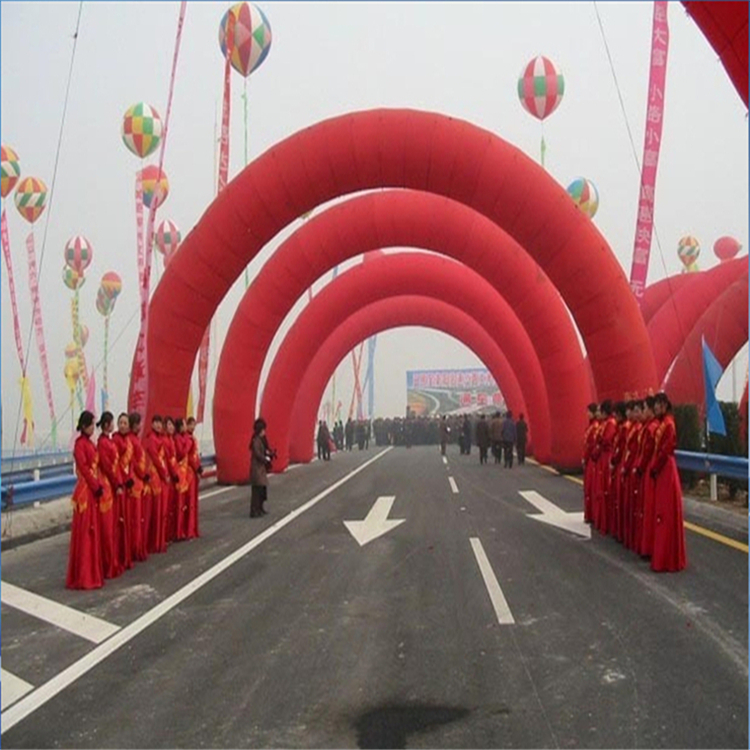 临沂商场开业纯红拱门